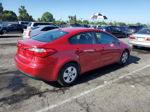 2016 Kia Forte Lx Maroon vin: KNAFK4A66G5614091