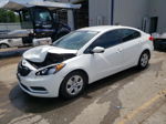 2016 Kia Forte Lx White vin: KNAFK4A66G5615600