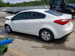 2016 Kia Forte Lx White vin: KNAFK4A66G5615600