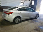 2016 Kia Forte Lx Silver vin: KNAFK4A66G5616942