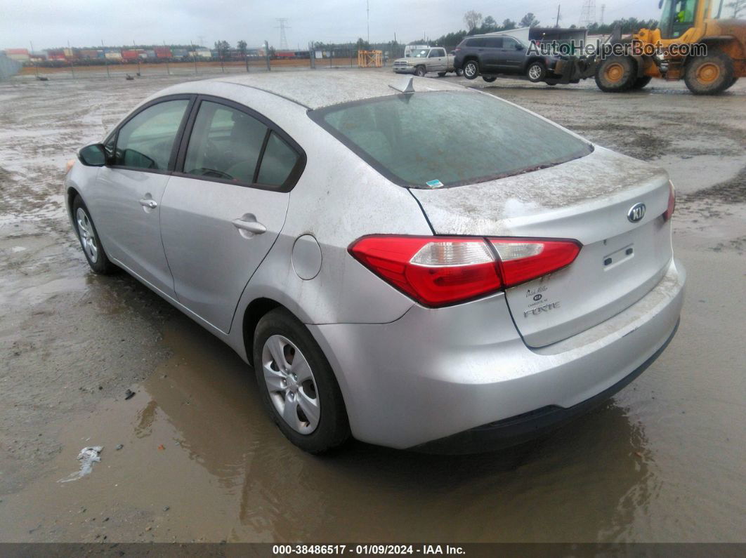 2016 Kia Forte Lx Silver vin: KNAFK4A67G5507423