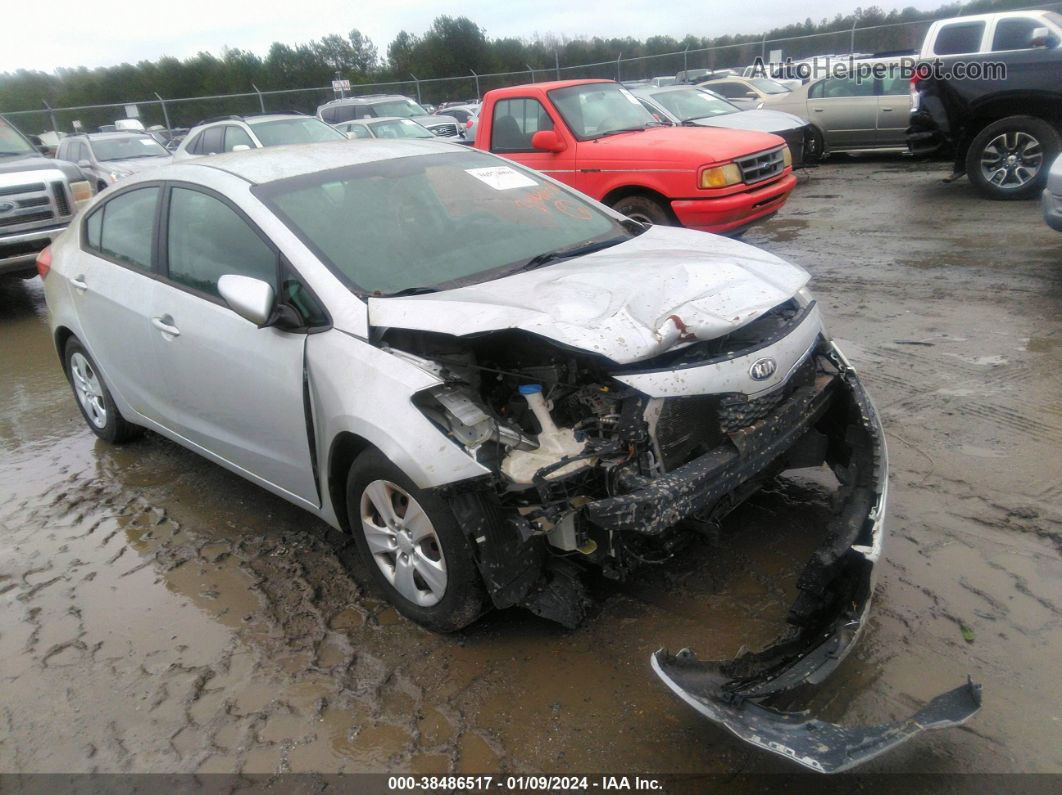 2016 Kia Forte Lx Silver vin: KNAFK4A67G5507423