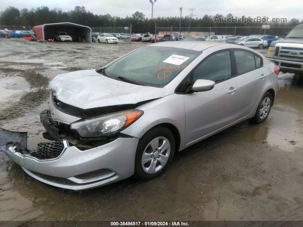 2016 Kia Forte Lx Silver vin: KNAFK4A67G5507423