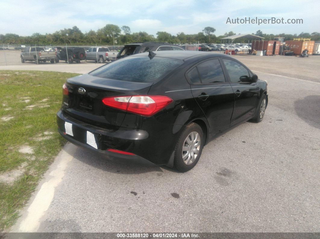 2016 Kia Forte Lx Black vin: KNAFK4A67G5508247