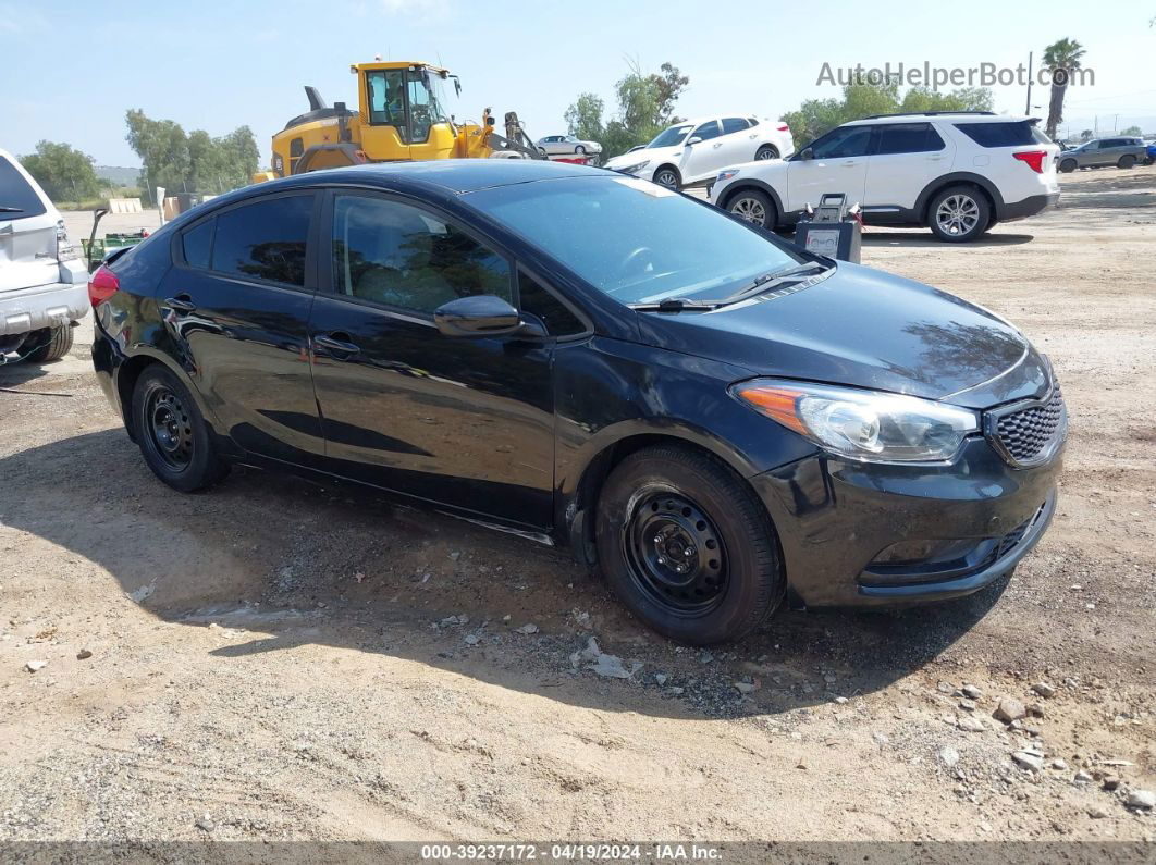 2016 Kia Forte Lx Black vin: KNAFK4A67G5516316