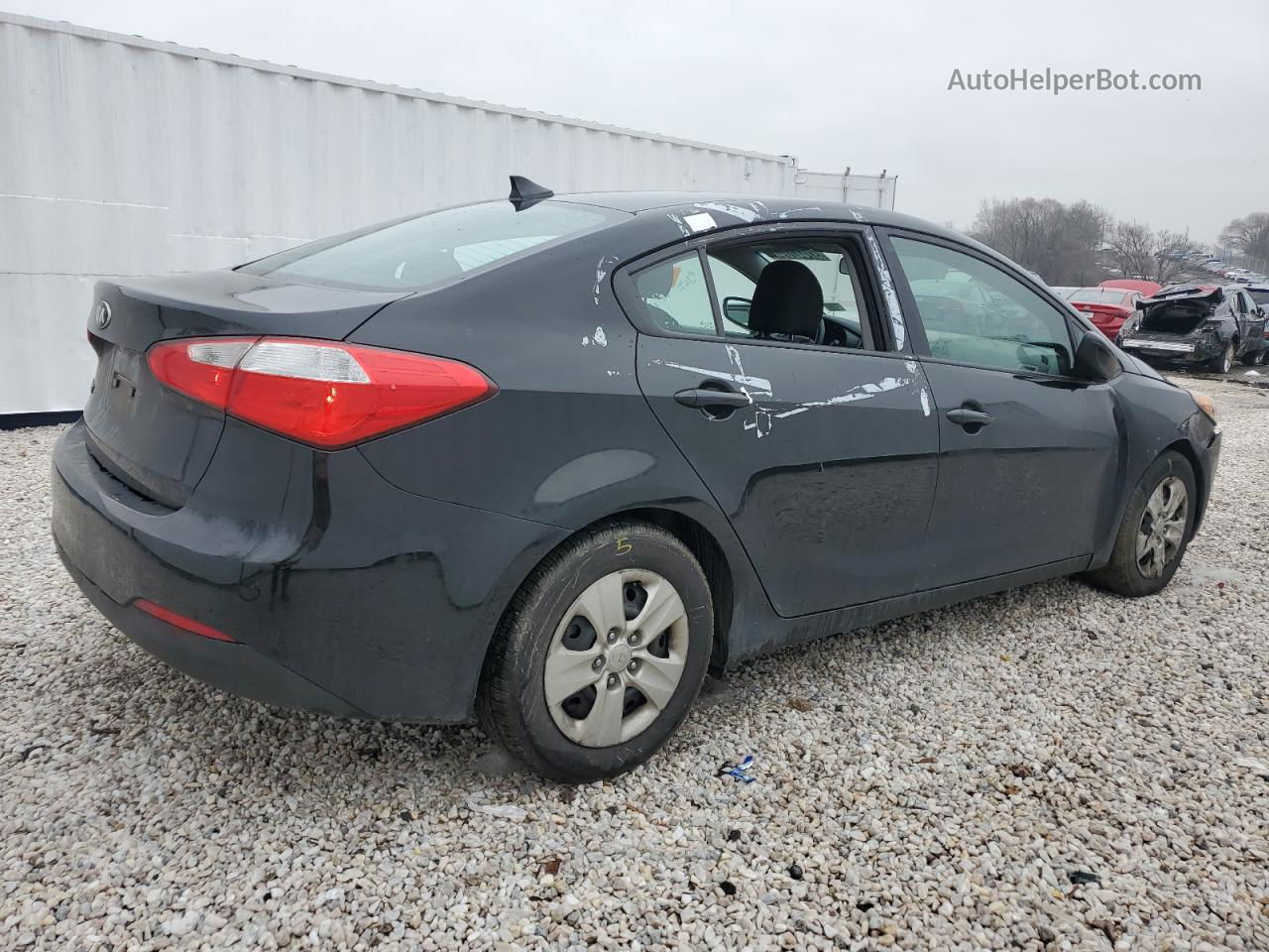 2016 Kia Forte Lx Black vin: KNAFK4A67G5533424