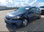 2016 Kia Forte Lx Gray vin: KNAFK4A67G5549851