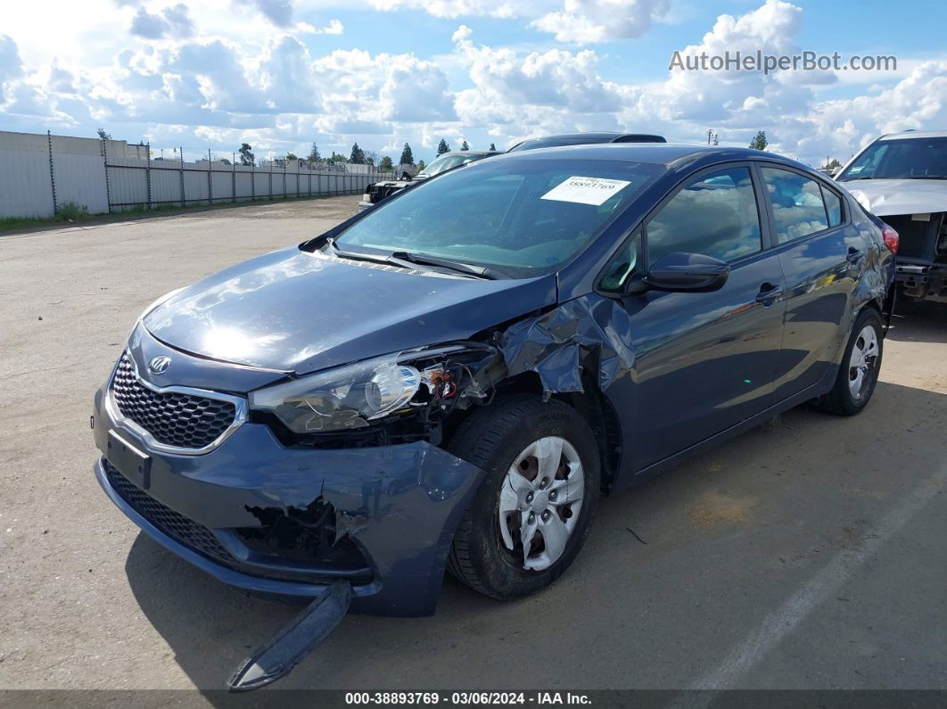 2016 Kia Forte Lx Gray vin: KNAFK4A67G5549851