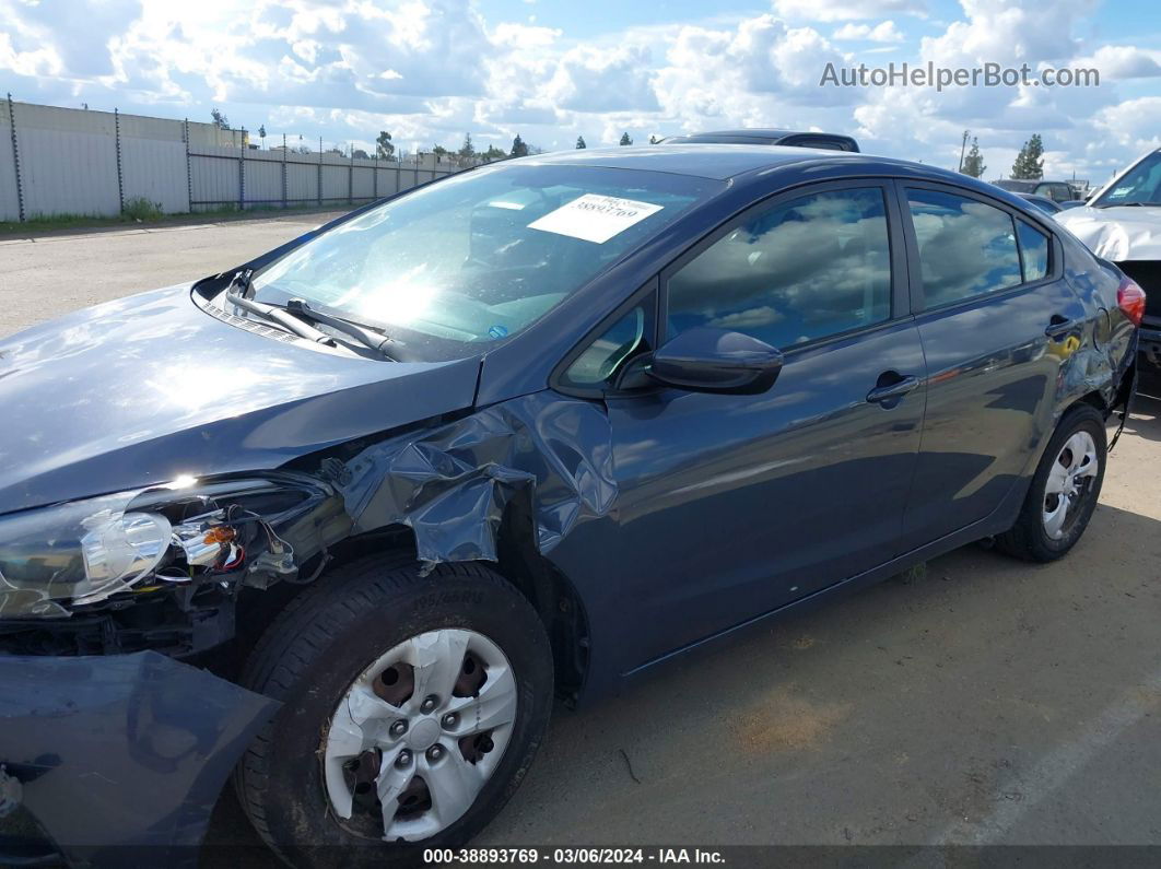 2016 Kia Forte Lx Gray vin: KNAFK4A67G5549851