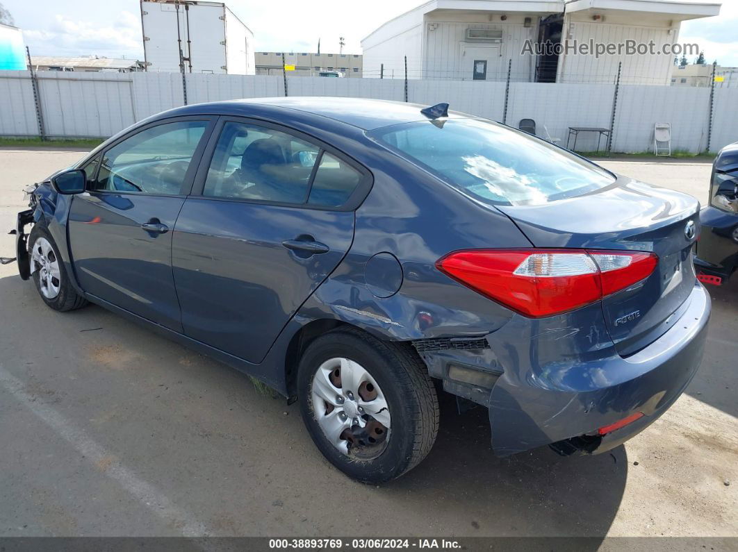 2016 Kia Forte Lx Серый vin: KNAFK4A67G5549851