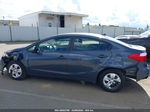 2016 Kia Forte Lx Gray vin: KNAFK4A67G5549851