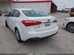 2016 Kia Forte Lx White vin: KNAFK4A67G5551437