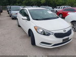 2016 Kia Forte Lx White vin: KNAFK4A67G5551437