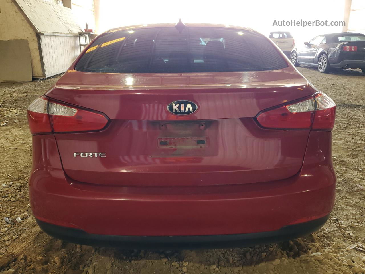 2016 Kia Forte Lx Red vin: KNAFK4A67G5554225