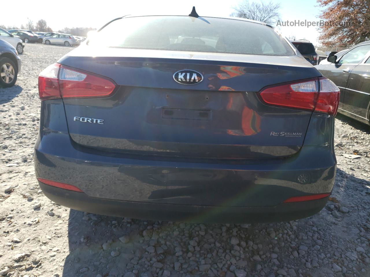 2016 Kia Forte Lx Blue vin: KNAFK4A67G5567069