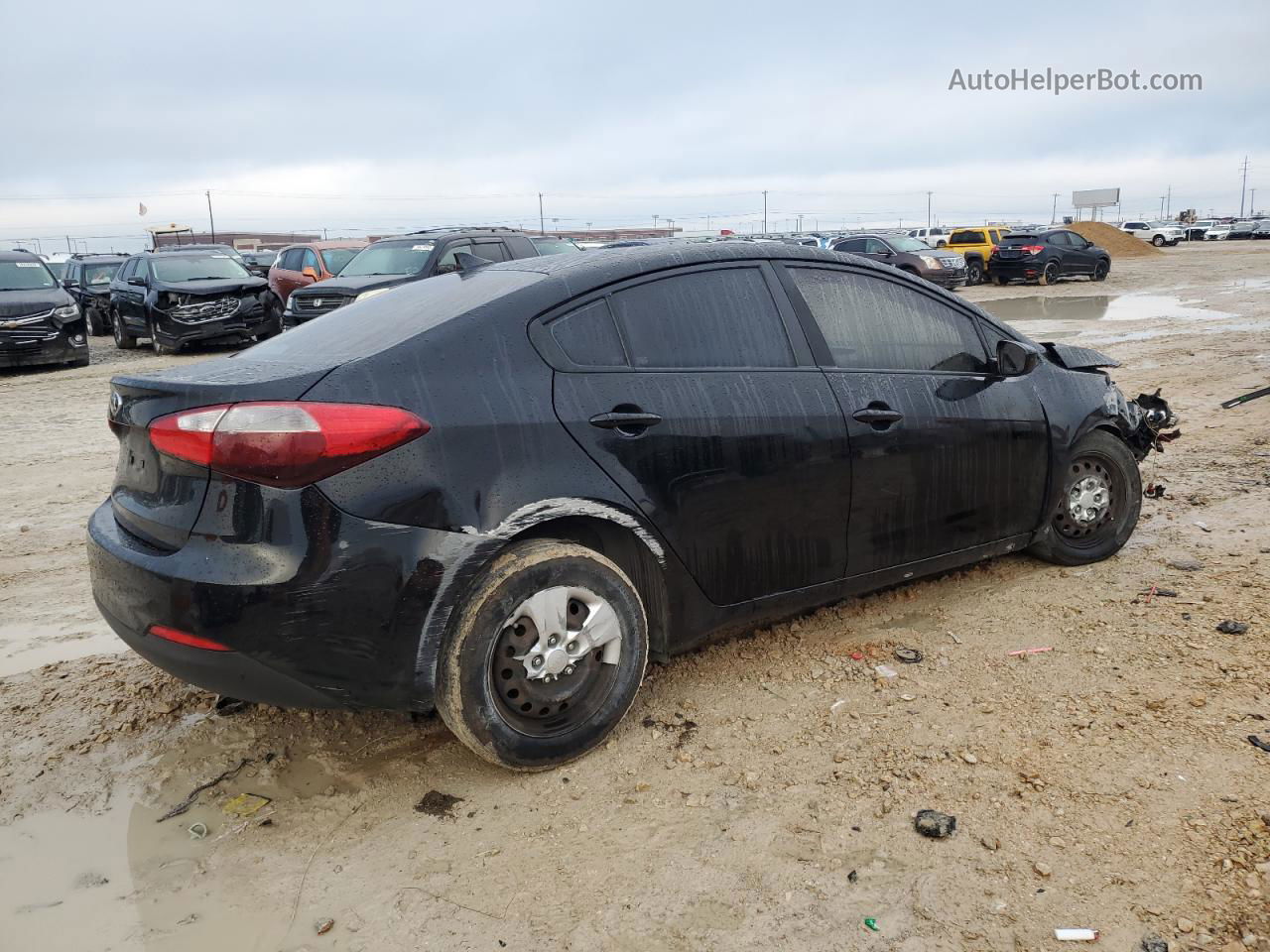 2016 Kia Forte Lx Black vin: KNAFK4A67G5576984