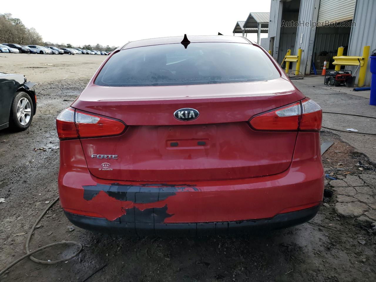 2016 Kia Forte Lx Red vin: KNAFK4A67G5588701