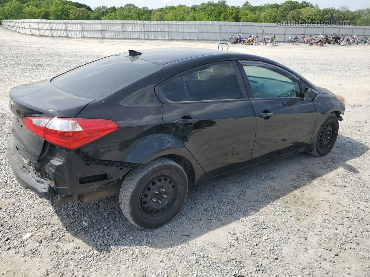 2016 Kia Forte Lx Black vin: KNAFK4A67G5602032