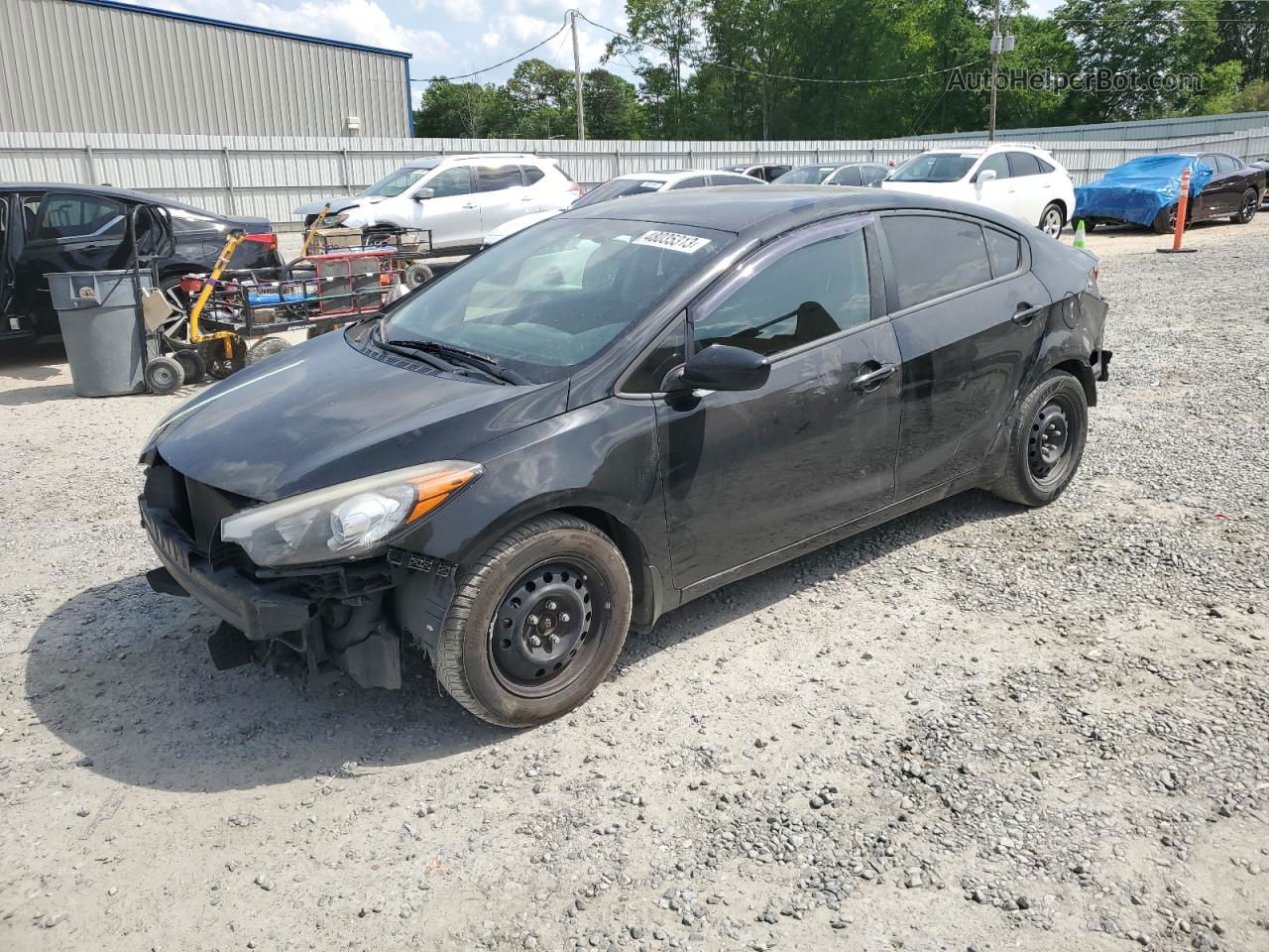 2016 Kia Forte Lx Black vin: KNAFK4A67G5602032