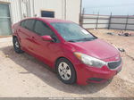 2016 Kia Forte Lx Red vin: KNAFK4A67G5606890