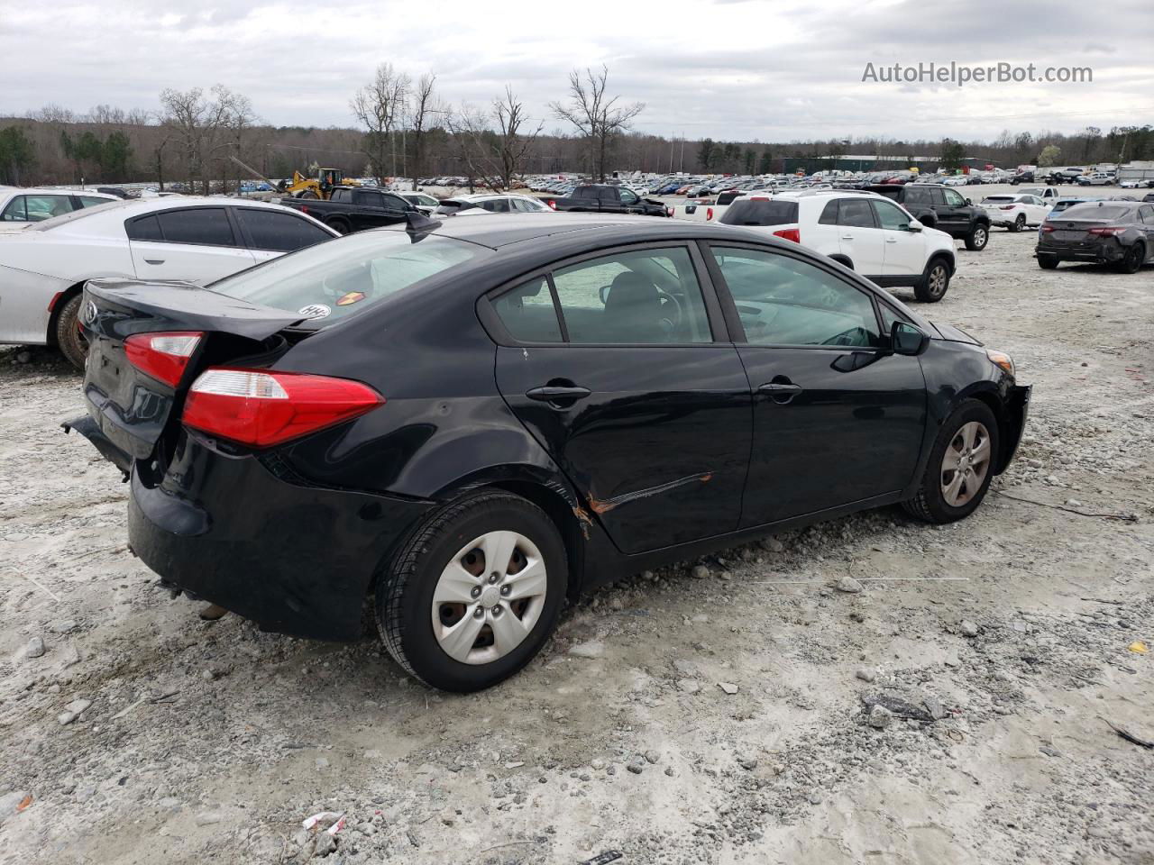 2016 Kia Forte Lx Black vin: KNAFK4A67G5616738