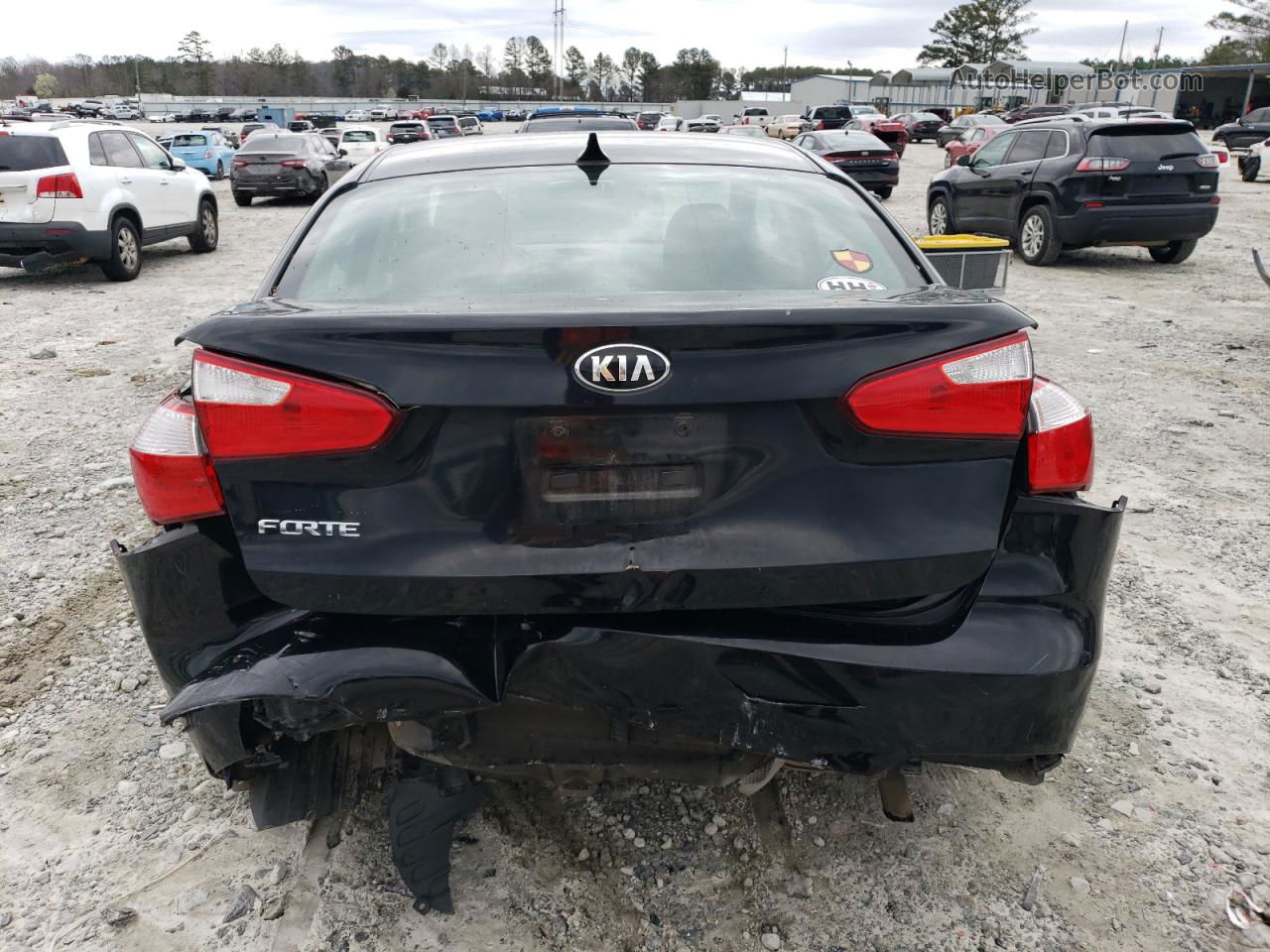 2016 Kia Forte Lx Black vin: KNAFK4A67G5616738