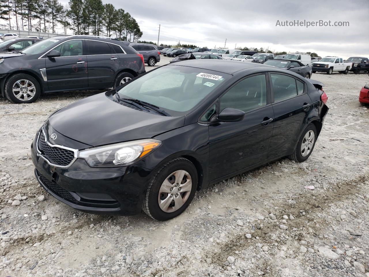 2016 Kia Forte Lx Black vin: KNAFK4A67G5616738