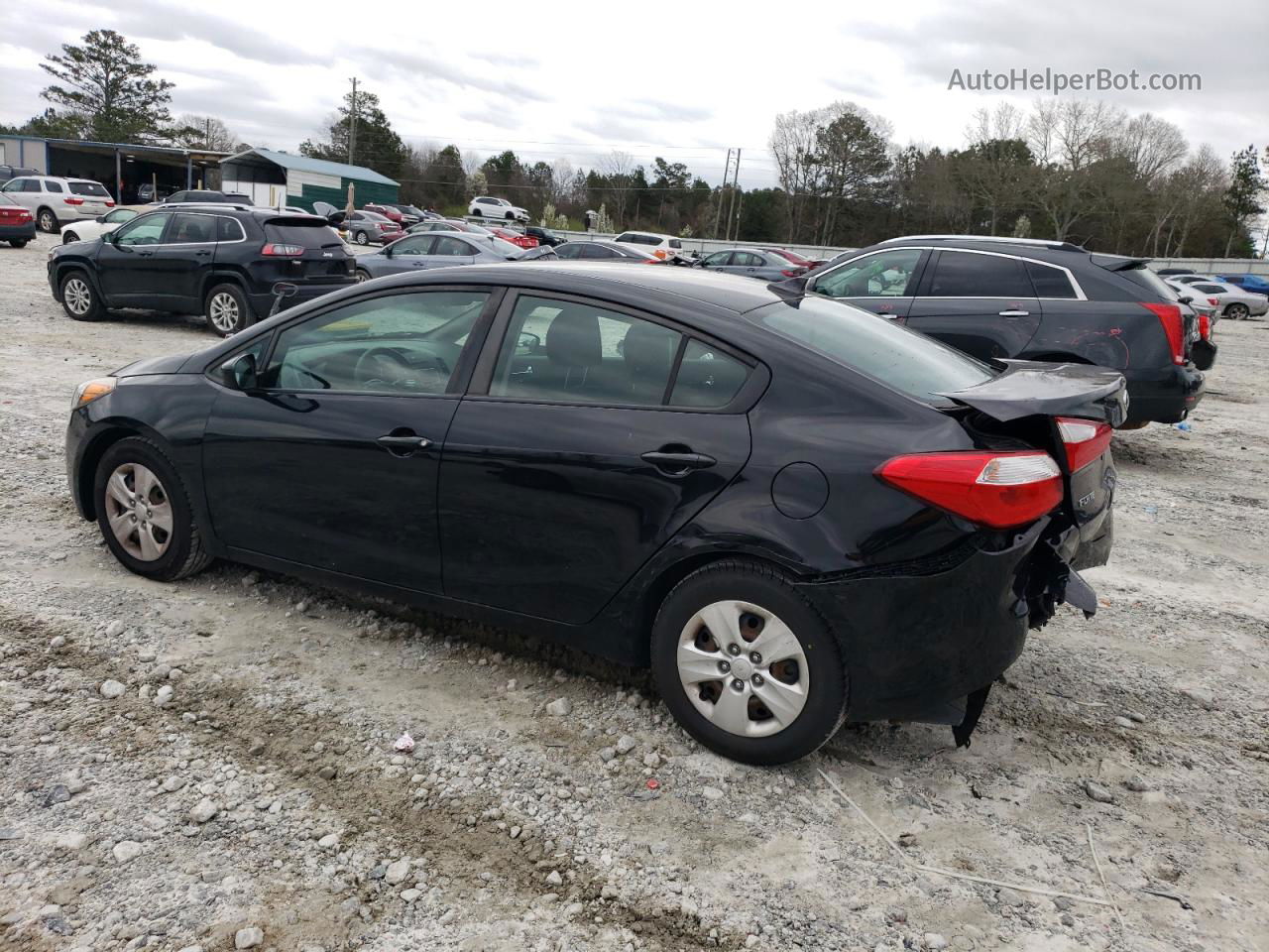 2016 Kia Forte Lx Black vin: KNAFK4A67G5616738