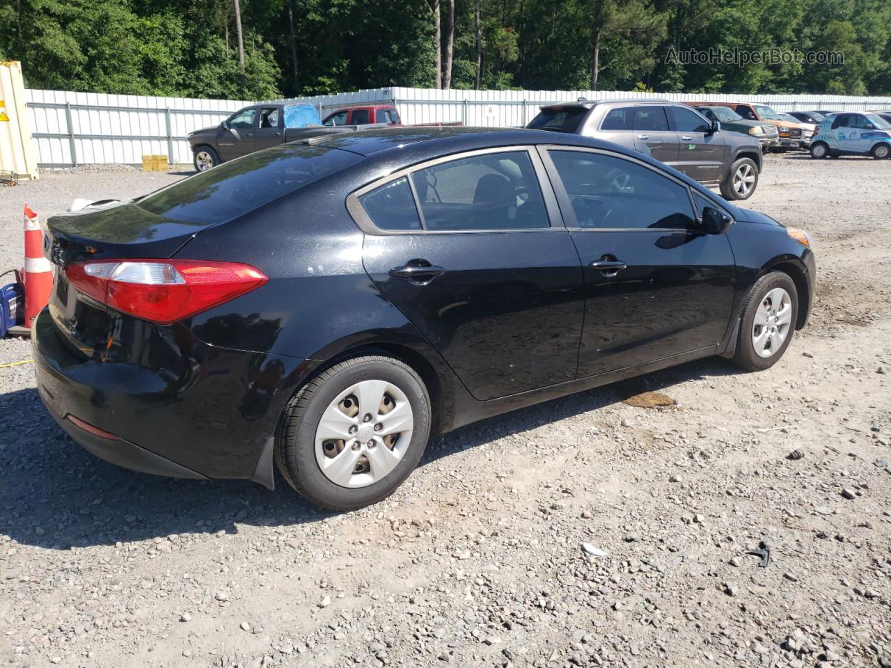 2016 Kia Forte Lx Black vin: KNAFK4A67G5620661