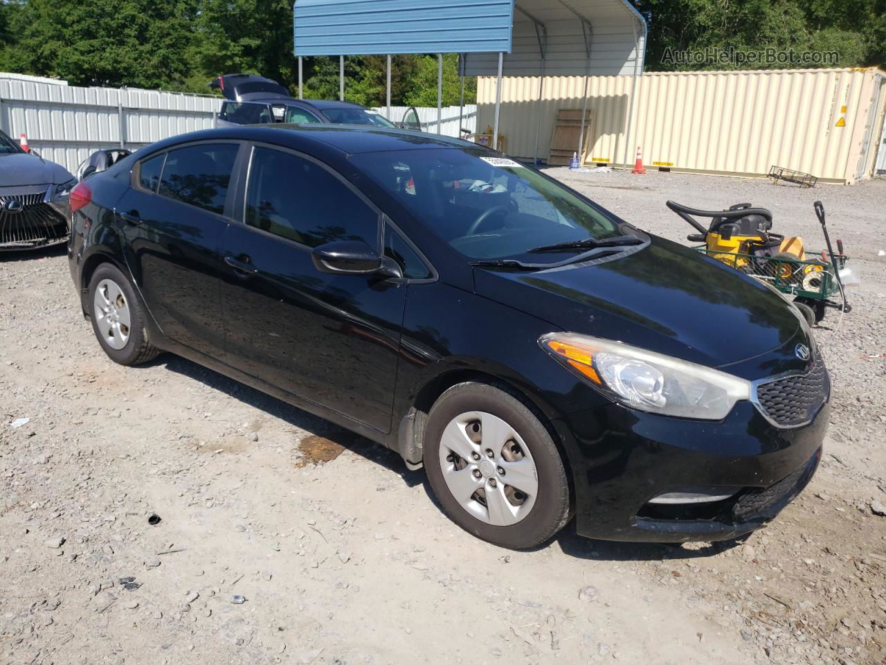 2016 Kia Forte Lx Black vin: KNAFK4A67G5620661