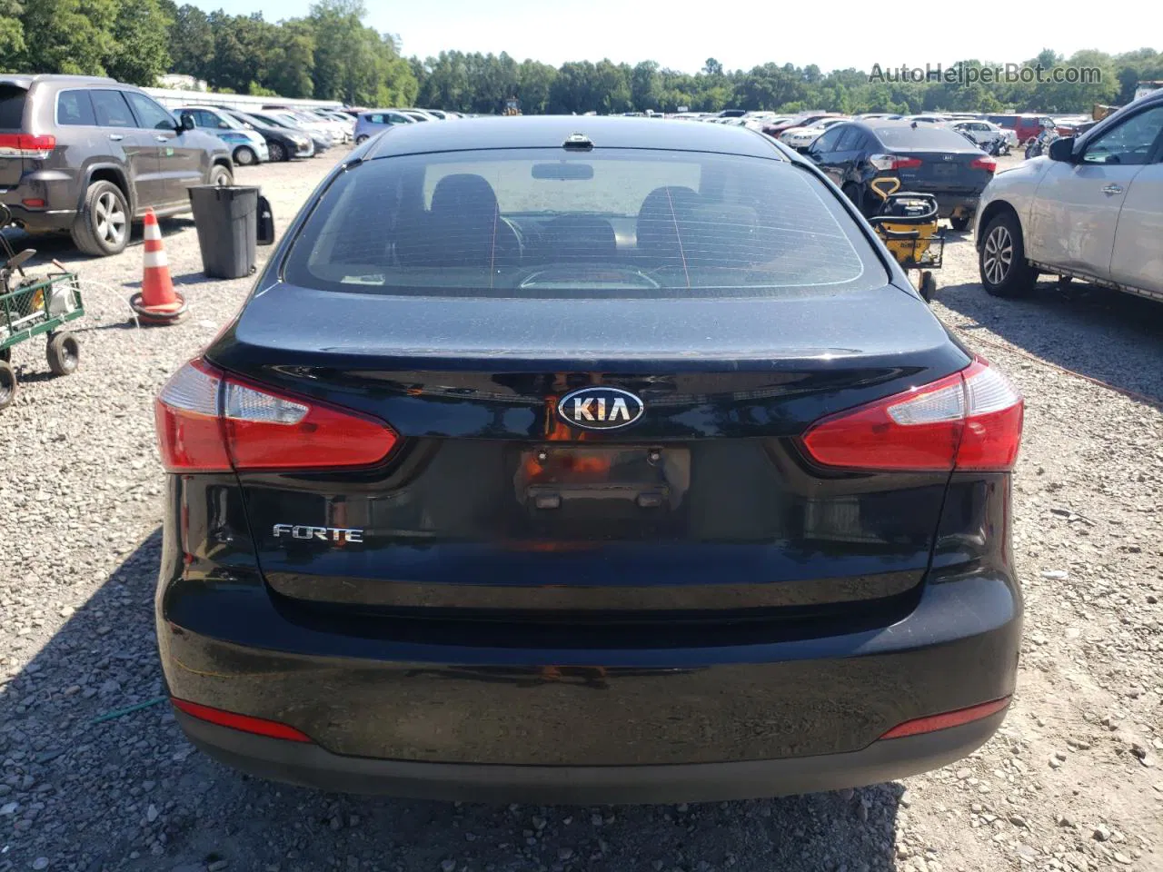 2016 Kia Forte Lx Черный vin: KNAFK4A67G5620661