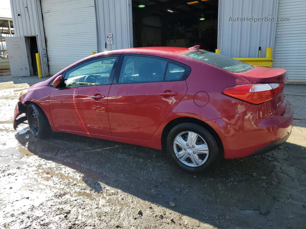 2016 Kia Forte Lx Red vin: KNAFK4A68G5438449