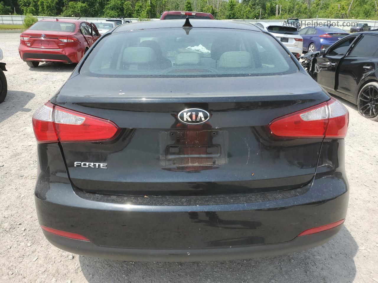 2016 Kia Forte Lx Black vin: KNAFK4A68G5500142