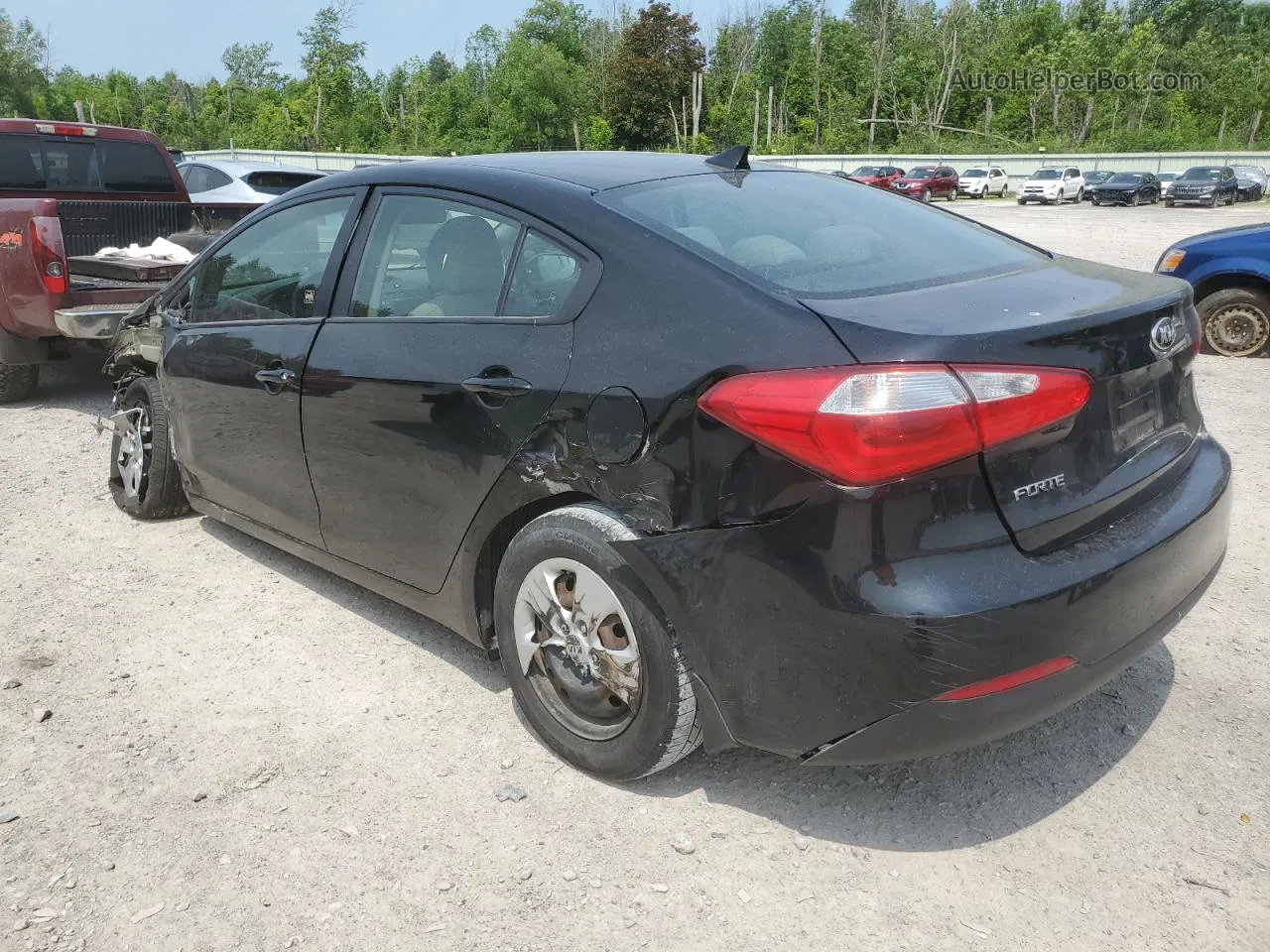 2016 Kia Forte Lx Black vin: KNAFK4A68G5500142