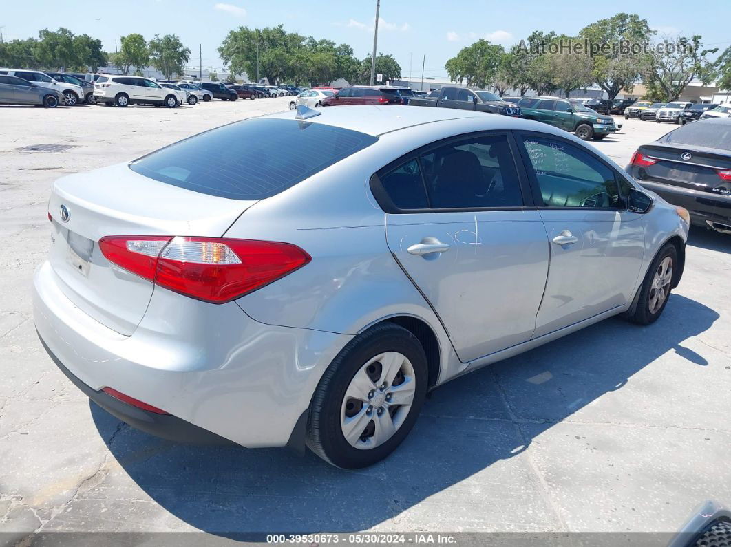 2016 Kia Forte Lx Silver vin: KNAFK4A68G5502540