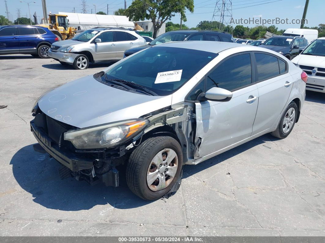 2016 Kia Forte Lx Silver vin: KNAFK4A68G5502540