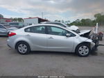 2016 Kia Forte Lx Серебряный vin: KNAFK4A68G5503297