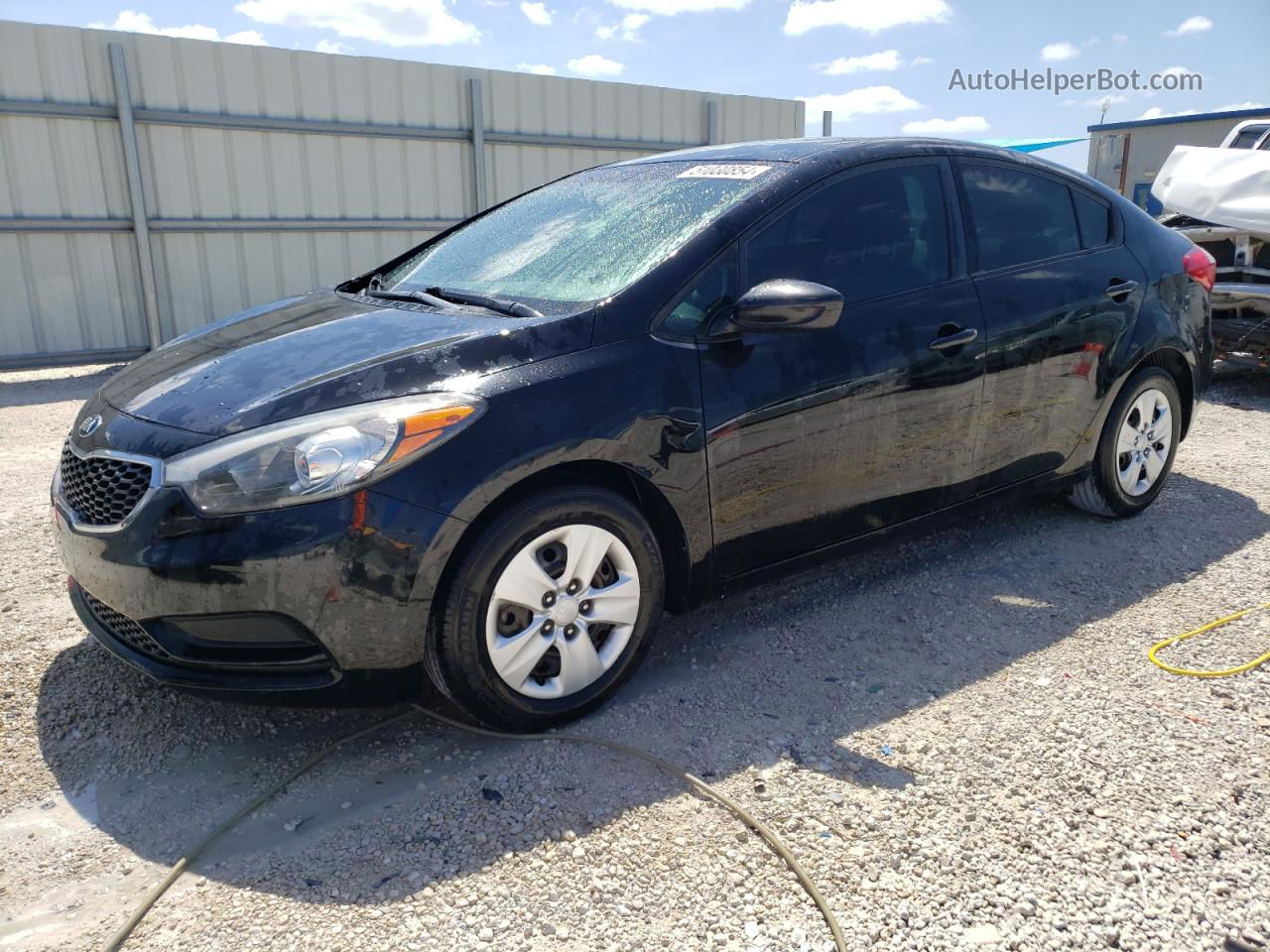 2016 Kia Forte Lx Черный vin: KNAFK4A68G5507561