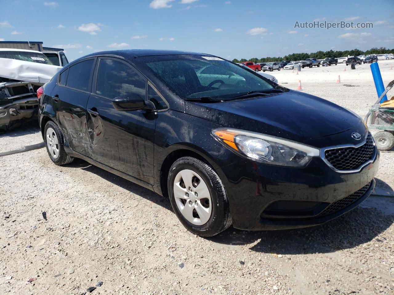 2016 Kia Forte Lx Черный vin: KNAFK4A68G5507561