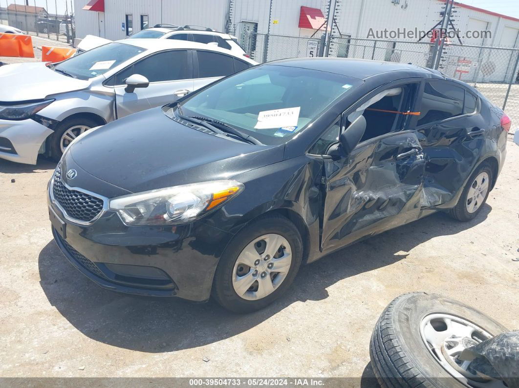 2016 Kia Forte Lx Black vin: KNAFK4A68G5511724