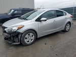 2016 Kia Forte Lx Silver vin: KNAFK4A68G5523002