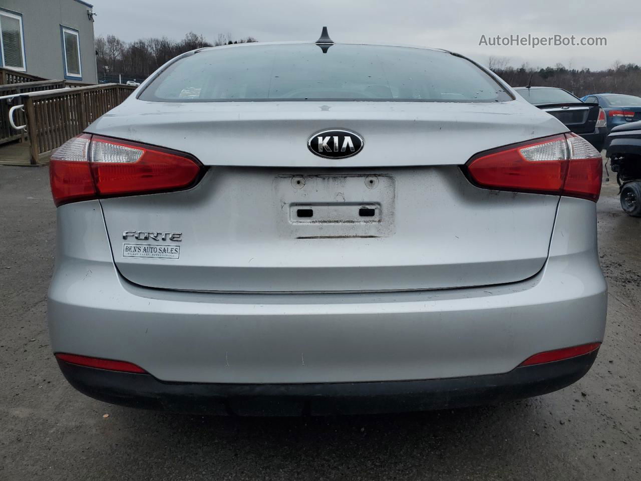 2016 Kia Forte Lx Silver vin: KNAFK4A68G5523002