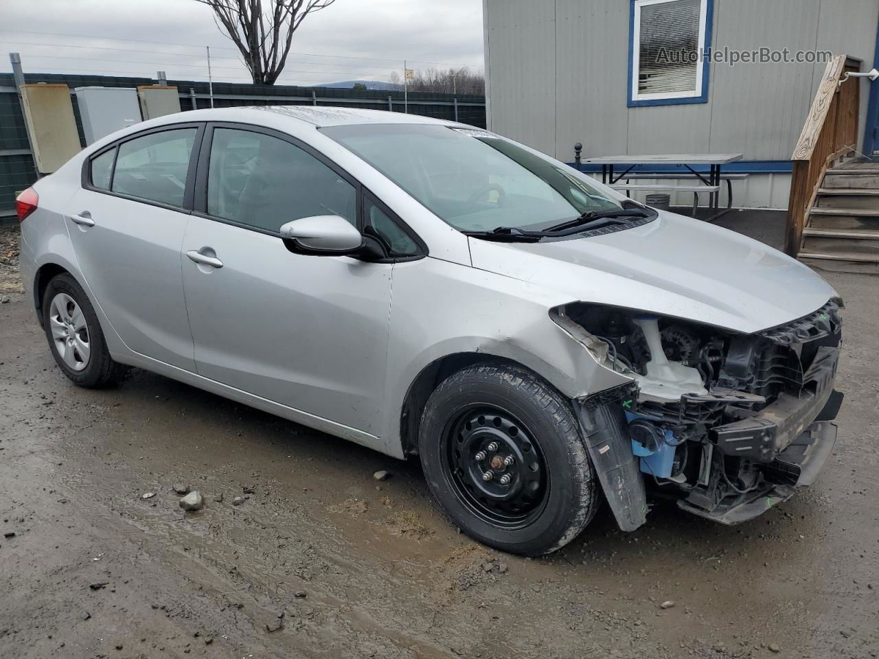 2016 Kia Forte Lx Silver vin: KNAFK4A68G5523002