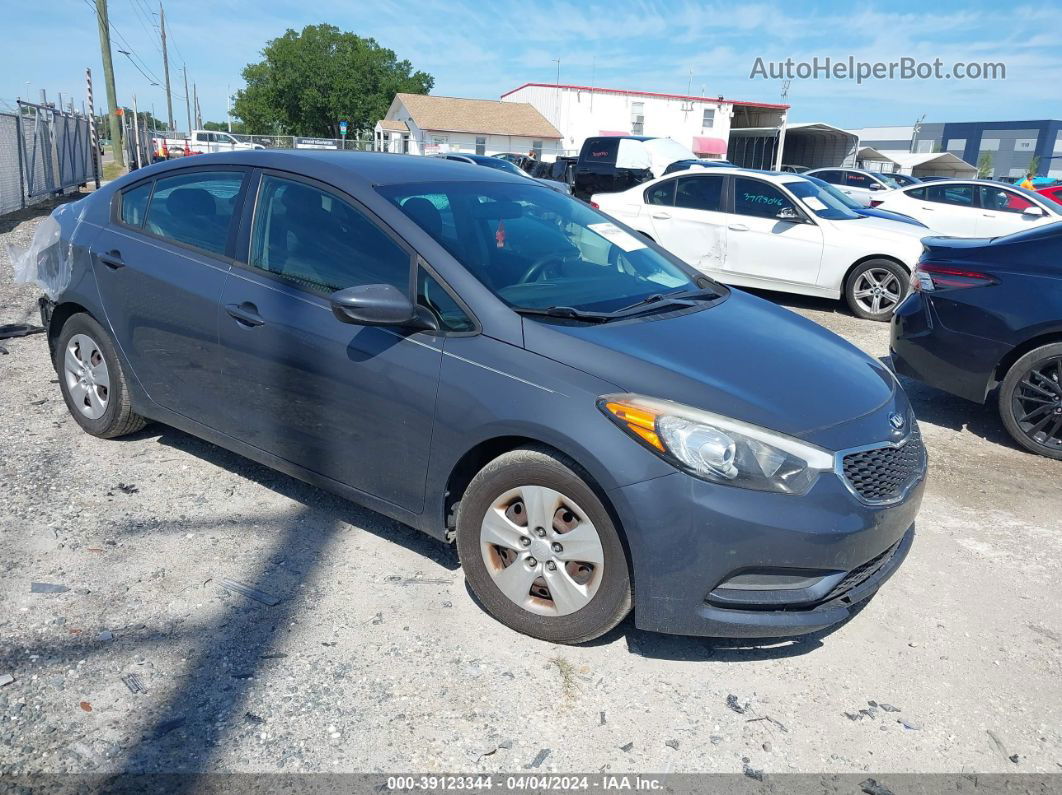 2016 Kia Forte Lx Blue vin: KNAFK4A68G5560812