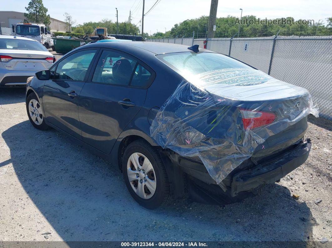 2016 Kia Forte Lx Синий vin: KNAFK4A68G5560812