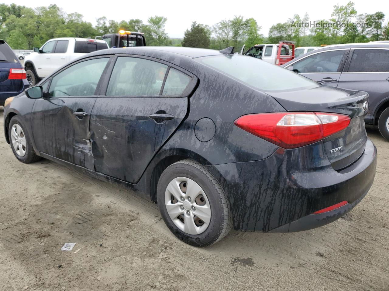 2016 Kia Forte Lx Black vin: KNAFK4A68G5565640