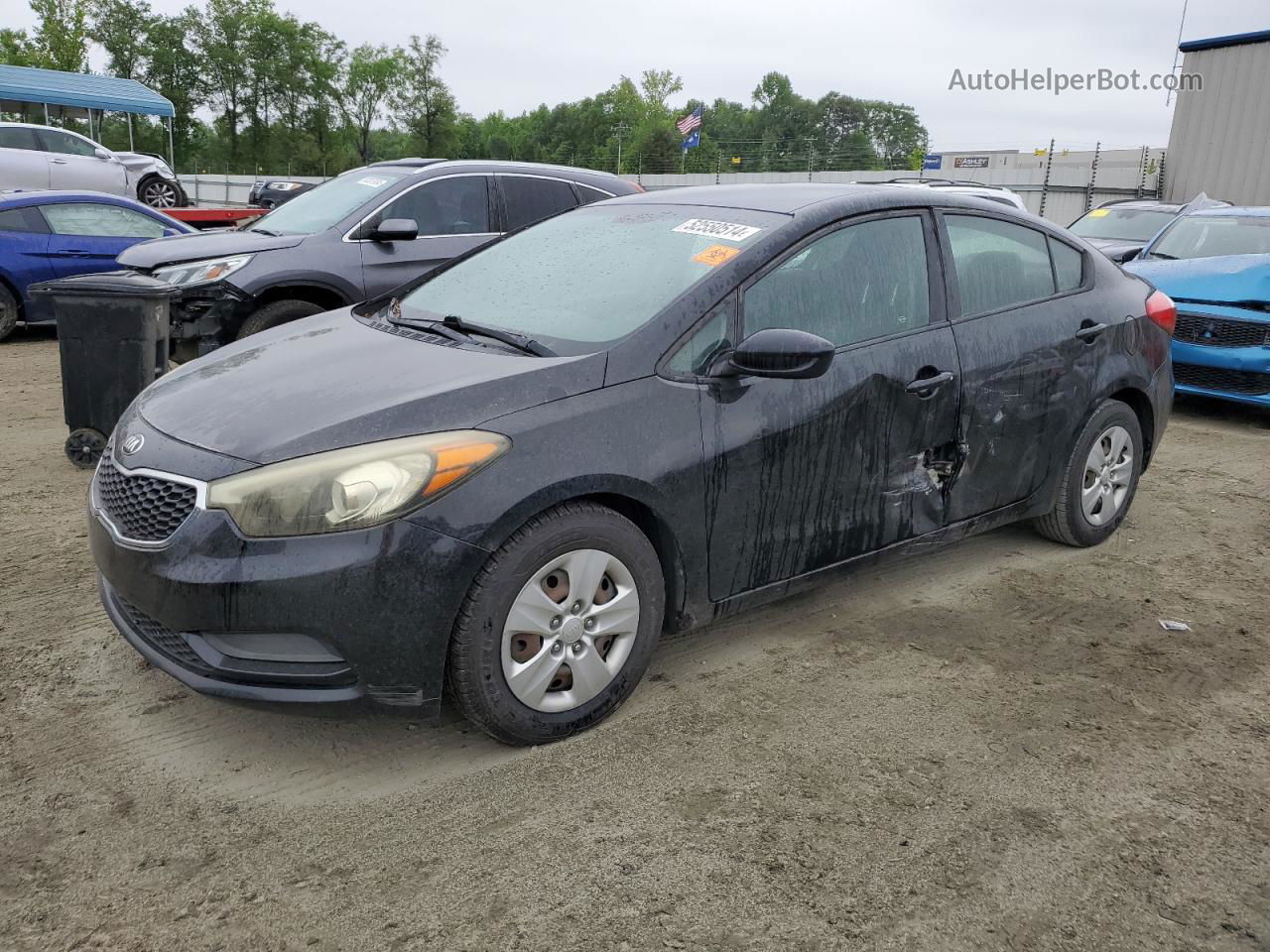 2016 Kia Forte Lx Черный vin: KNAFK4A68G5565640