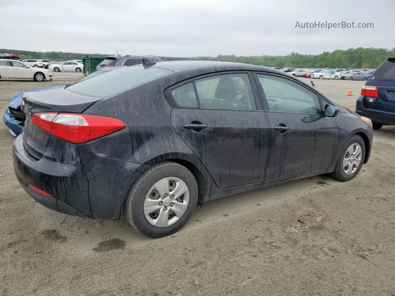 2016 Kia Forte Lx Black vin: KNAFK4A68G5565640