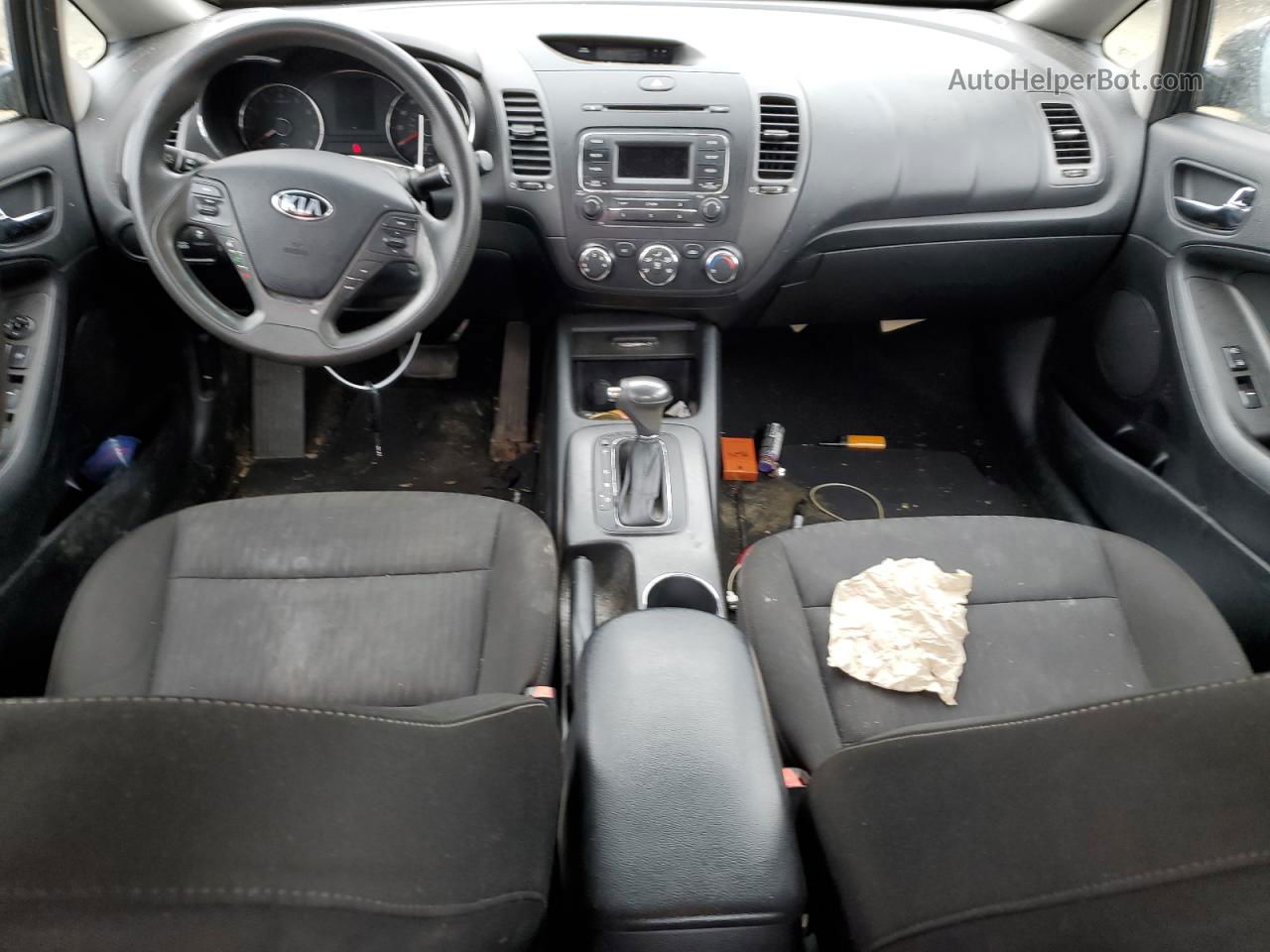 2016 Kia Forte Lx Черный vin: KNAFK4A68G5565640