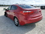 2016 Kia Forte Lx Red vin: KNAFK4A68G5566044